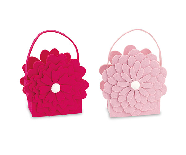BORSETTA PEONIA ROSA/FUCSIA AS