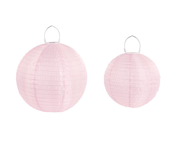 SET 2 LANTERNE SOLARI ROSA DA AP