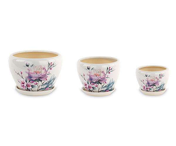 SET 3 CACHEPOTS HANAMI