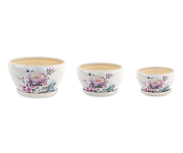 SET 3 CACHEPOTS HANAMI
