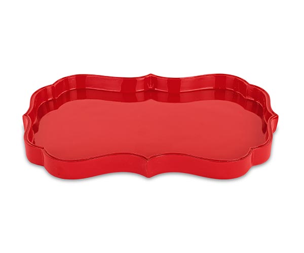 VASSOIO ROSSO 380X255 MM