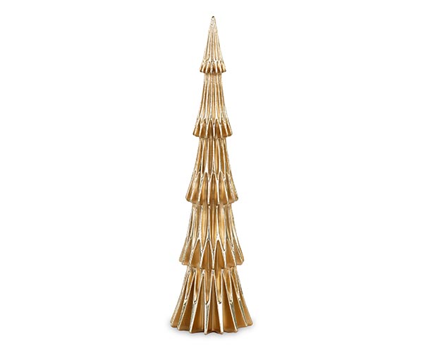 ALBERO PLISSE' ORO H.350 MM