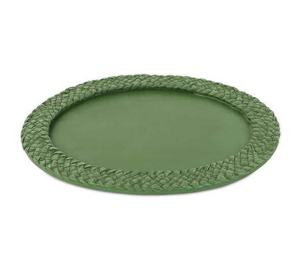 VASSOIO OVALE VERDE