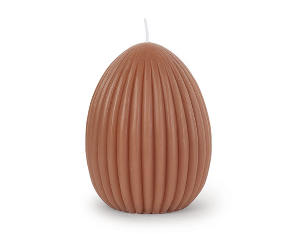 CANDELA UOVO MARRONE