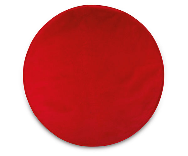 TAPPETO VELLUTO ROSSO D.1450 MM