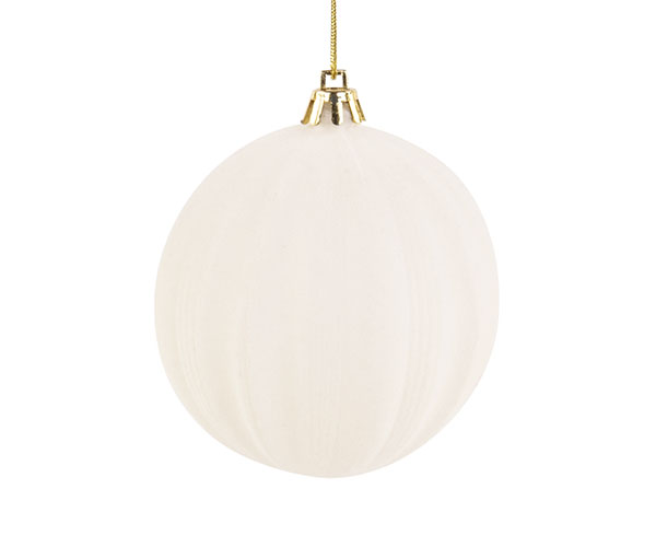 SFERA SPICCHI FLOC.AVORIO APP. D.80 MM