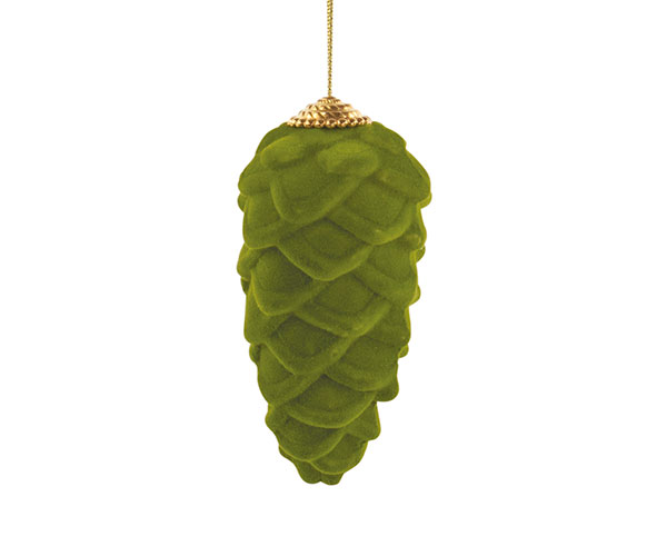 PIGNA FLOCCATA VERDE DA APP. H.80 MM
