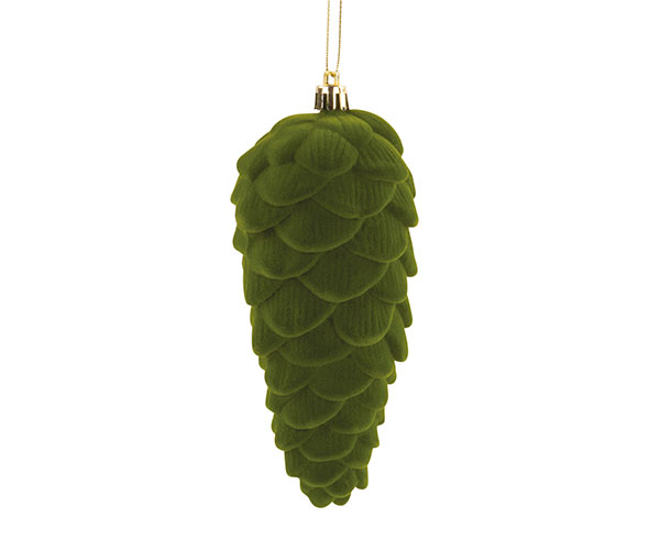 PIGNA FLOCCATA VERDE DA APP. H.130 MM