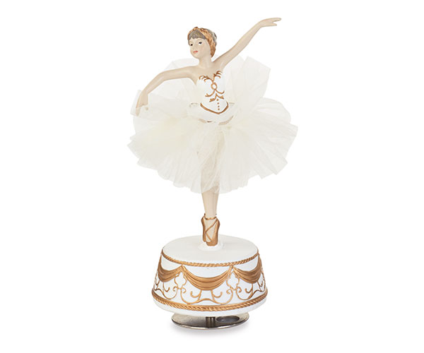 BALLERINA BIANCA ORO CARILLON H.215 MM