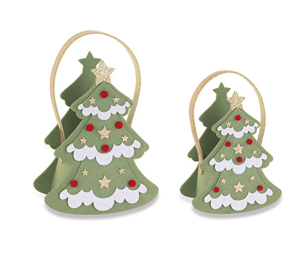 S/2 CONTENITORI ALBERI 140X75X180/175X85X225 MM