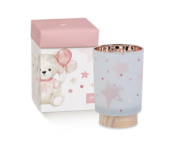 LAMPADA STELLE ROSA +SCATOLA