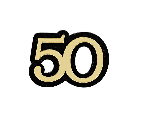 CHIUDIPACCO 50 ORO/NERO CON ADESIVO