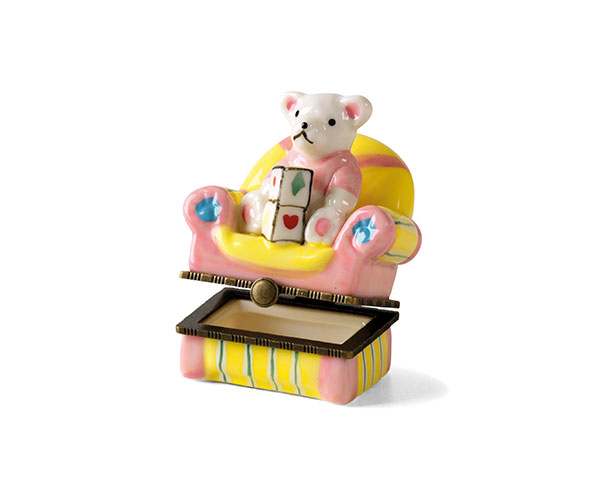 ORSETTA SU POLTRONA PORCELLANA H. 70 MM