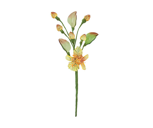 FIORI DI VETRO GIALLI L.160 MM