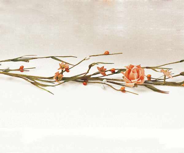 FILO C/ROSE SALMONE L.930 MM