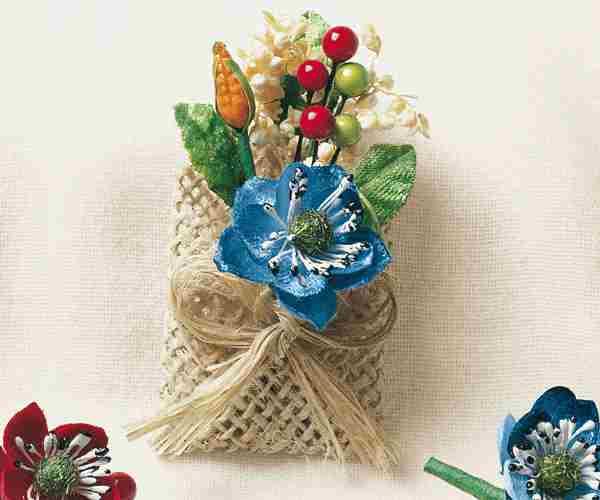 PICK PAPAVERO AZZURRO CON BUSTA
