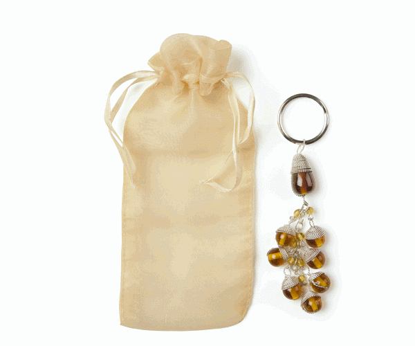 PORTACHIAVI AMBRA C/SACC.AVORI MM