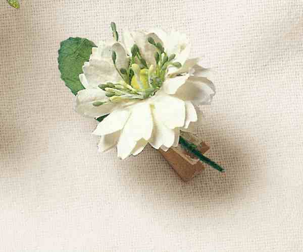 MOLLETTA C/PAPAVERO AVORIO