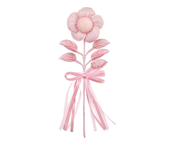 FIORE IMB.C/5 RACCHETTE ROSA H.310 MM