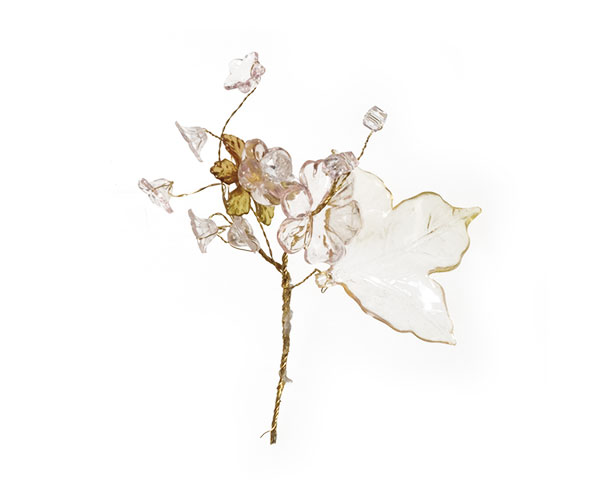 PICK FIORI-FOGLIE ROSA H. 110 MM