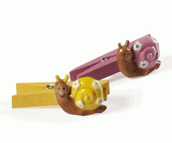 MOLLETTA C/LUMACA GIALLO-ROSA H.50 MM