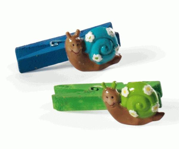 MOLLETTA C/LUMACA VERDE-BLU H.50 MM