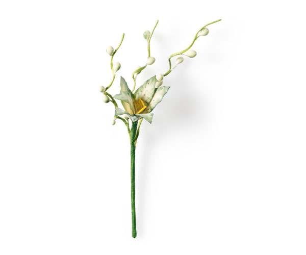 PICK C/GIGLIO+BACCHE VERDE H.130 MM