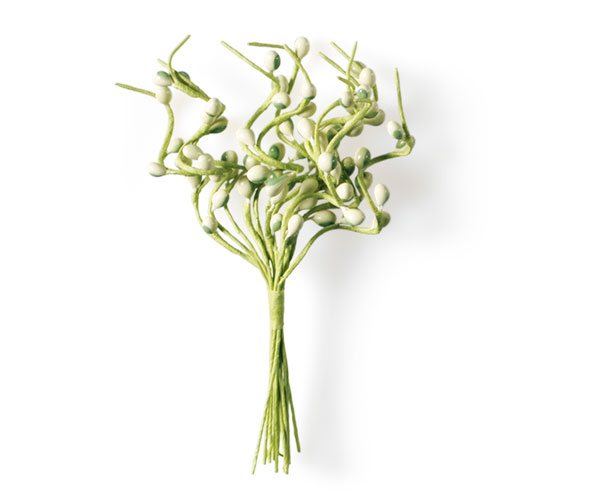 MAZZETTO 12 RAMI BACCHE VERDE H.140 MM