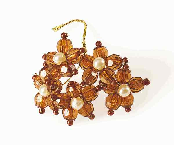 MAZZETTO 5 FIORI BRONZO ø 25 MM