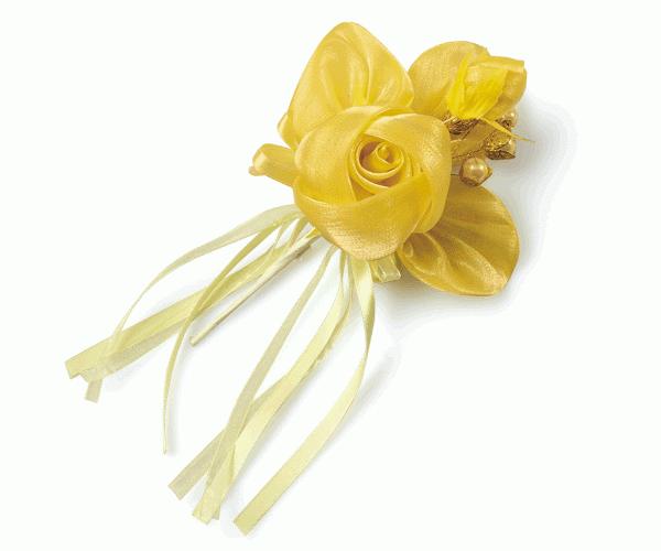 ROSA C/3 RACCHETTE GIALLA H.160 MM