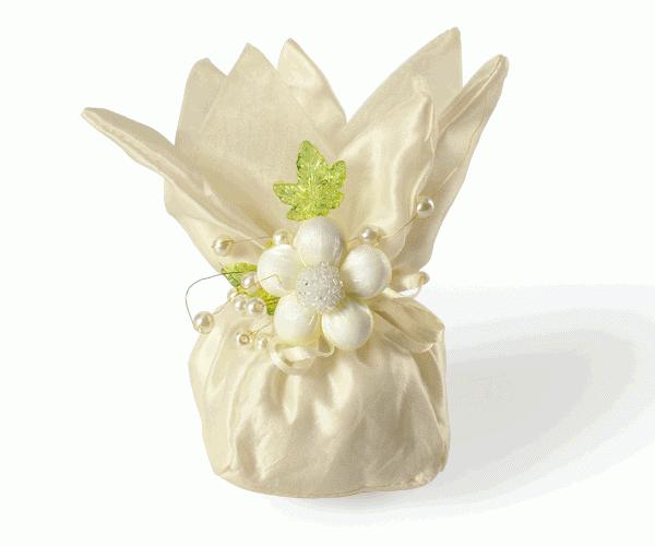 SACCHETTO PETALI AVORIOC/FIORE 60X60X130 MM