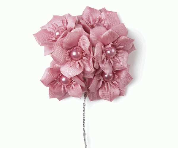 MAZZETTO C/6 ROSE ROSA ANTICO ø 25 MM