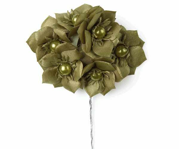 MAZZETTO C/6 ROSE VERDE ø 25 MM