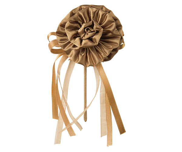 FIORE PLISSE' NOCCIOLA ø 70XH.130 MM