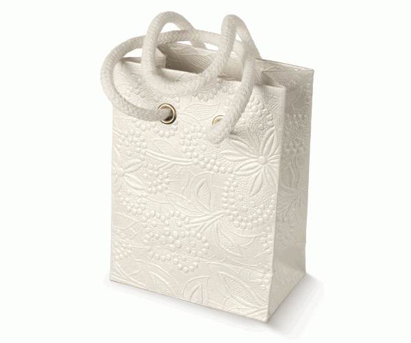 SHOPPER GOFFRATO PERLA 90X50X120 MM