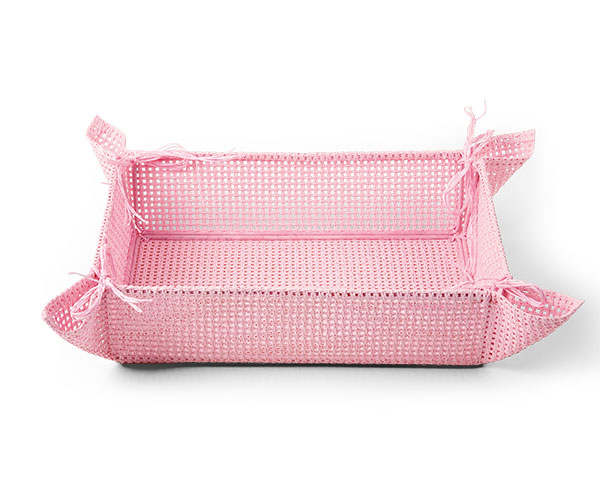 VASSOIO ROSA 310X210X80 MM