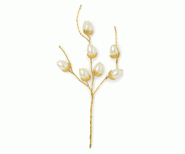 RAMETTO PERLE AVORIO 120 MM