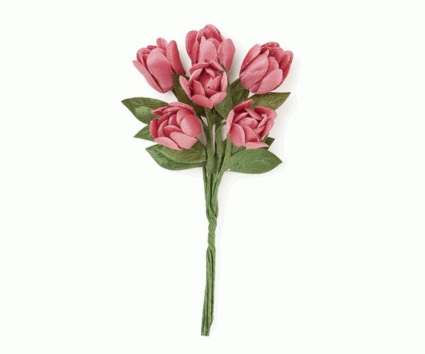 SET 6 TULIPANI MALVA ø 15 MM