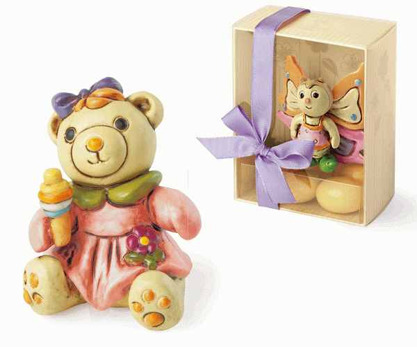 ORSETTA PASTELLO CON SCATOLA 55087D H.53 MM