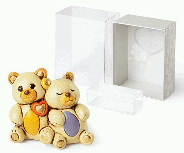 COPPIA ORSETTI GIALLA  53XH.45 MM