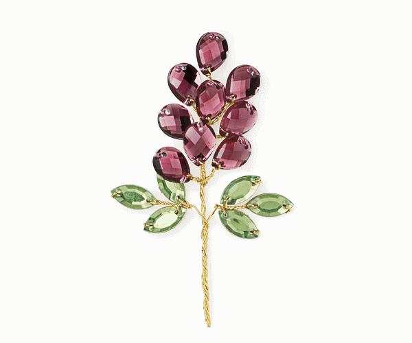 PICK UVA CRISTALLO AMETISTA 70 MM