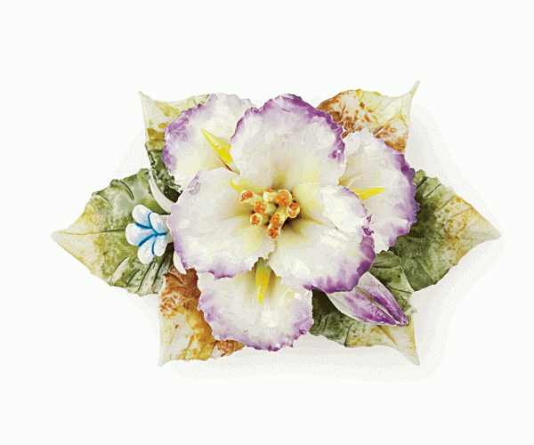 ORCHIDEA LILLA PORCELLANA L.60 MM