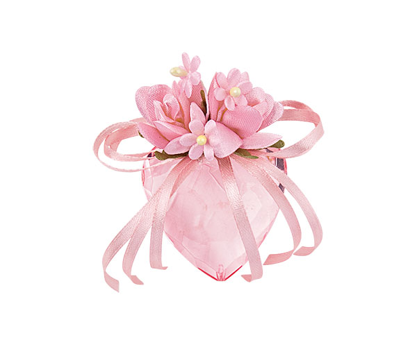 CUORE DA APPENDERE ROSA