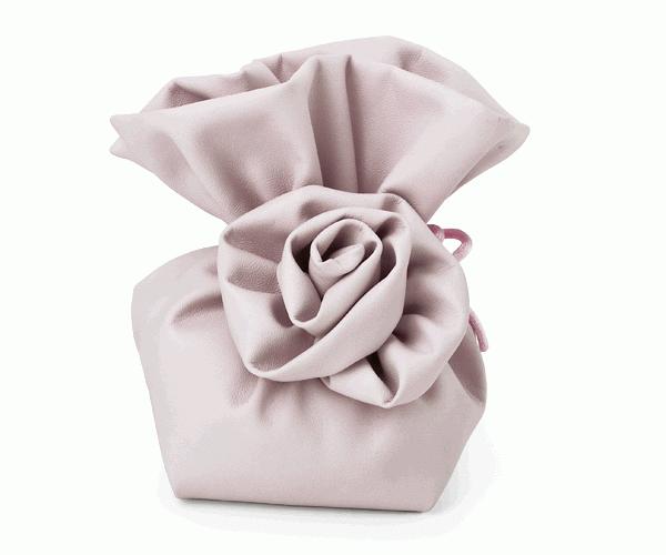 SACCO C/ROSA ECOPELLE GLICINE ø 80XH.130 MM