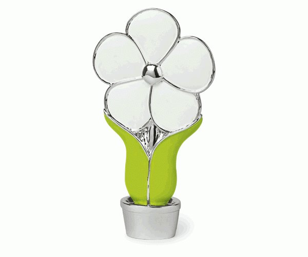 VASO FIORE BIANCO H.165 MM