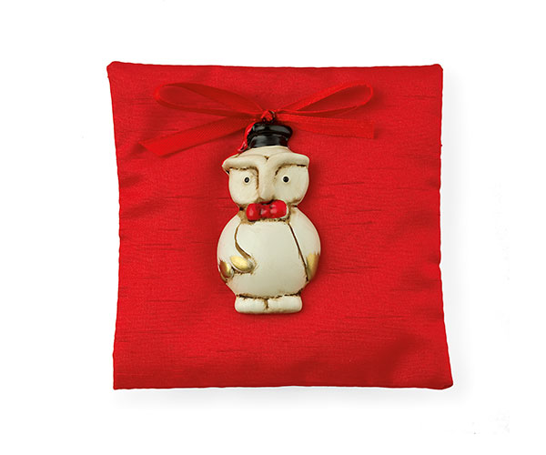 SACCHETTO ROSSO C/GUFO 110X110 MM