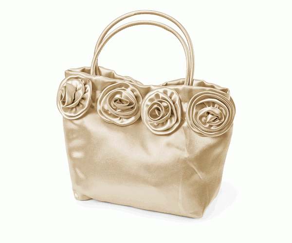 BORSA RASO C/ROSE CHAMPAGNE 290X95X190 MM