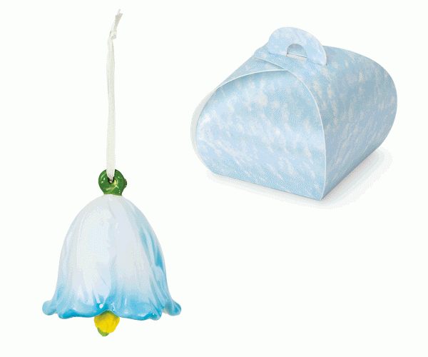 CAMPANELLA FIORE AZZ. C/TORTIN ø 55XH.75 MM