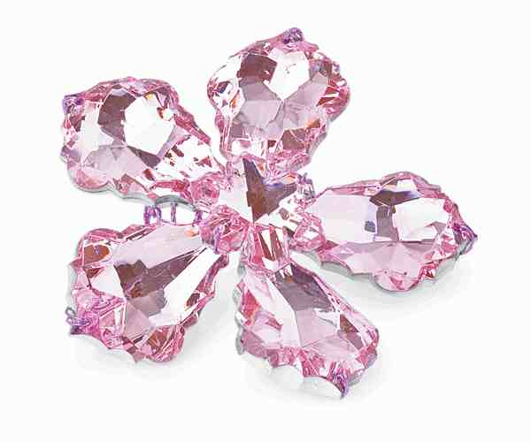 FIORE C/CLIP ROSA ø 75 MM