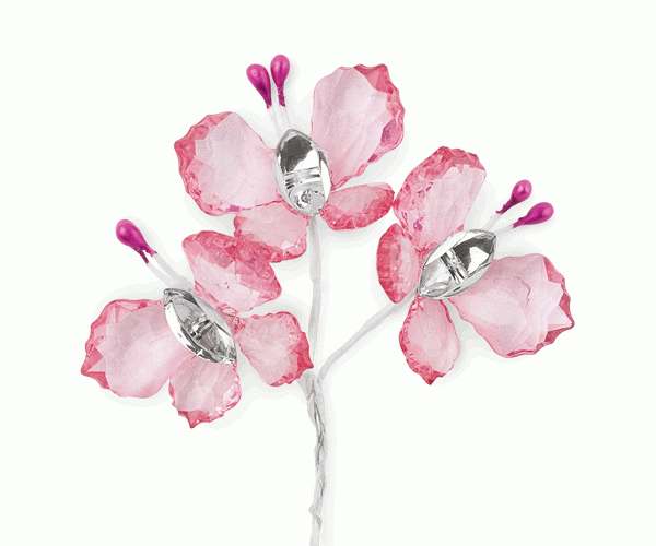 SET 72 FARFALLE FUXIA 35 MM